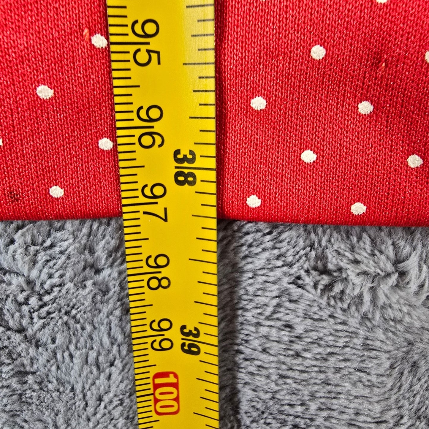 Vintage 1980s Red/White Pin Dot Spaghetti Strap Elastic Waist Sundress (XS)