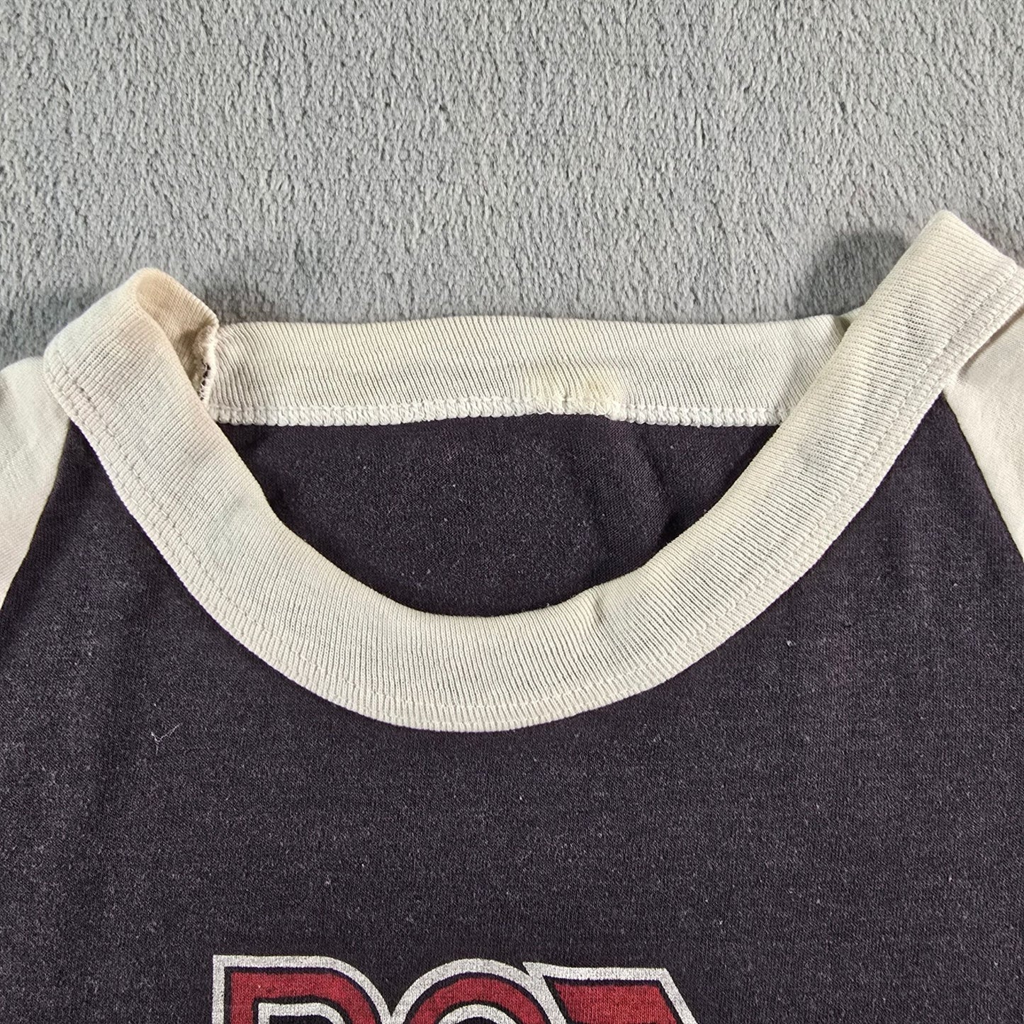 Vintage 1980s Pat Benatar Crimes of Passion Tour Raglan Concert T-Shirt (XS/S)