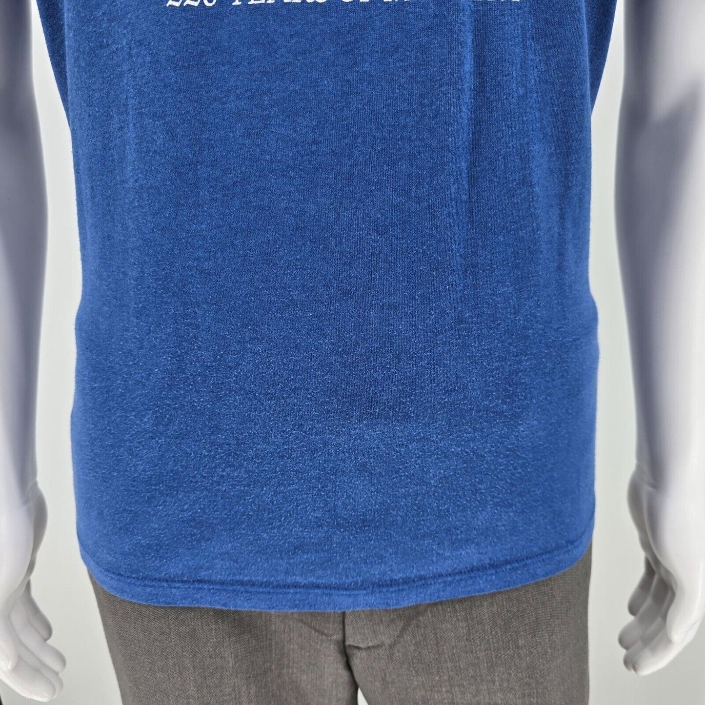 Vintage 1995 Blue North Buffalo United Presbyterian Church 200 Years T-Shirt (L)