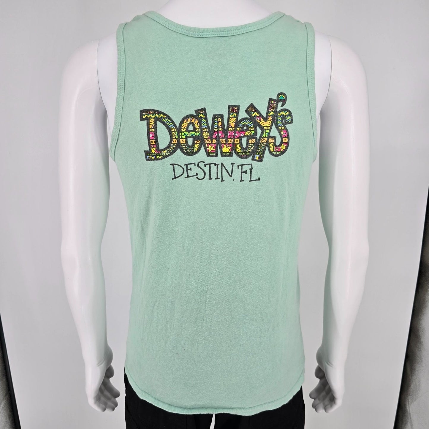 2000s Comfort Colors Dewey's Destin FL Crab Art Campus Collection Tank Top (S)