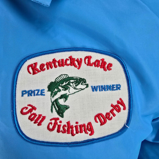 Vintage 1980s Kentucky Lake Fall Fishing Derby Prize Winner Coach Jacket (M)