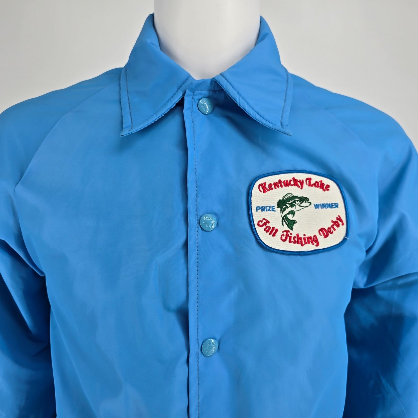 Vintage 1980s Kentucky Lake Fall Fishing Derby Prize Winner Coach Jacket (M)