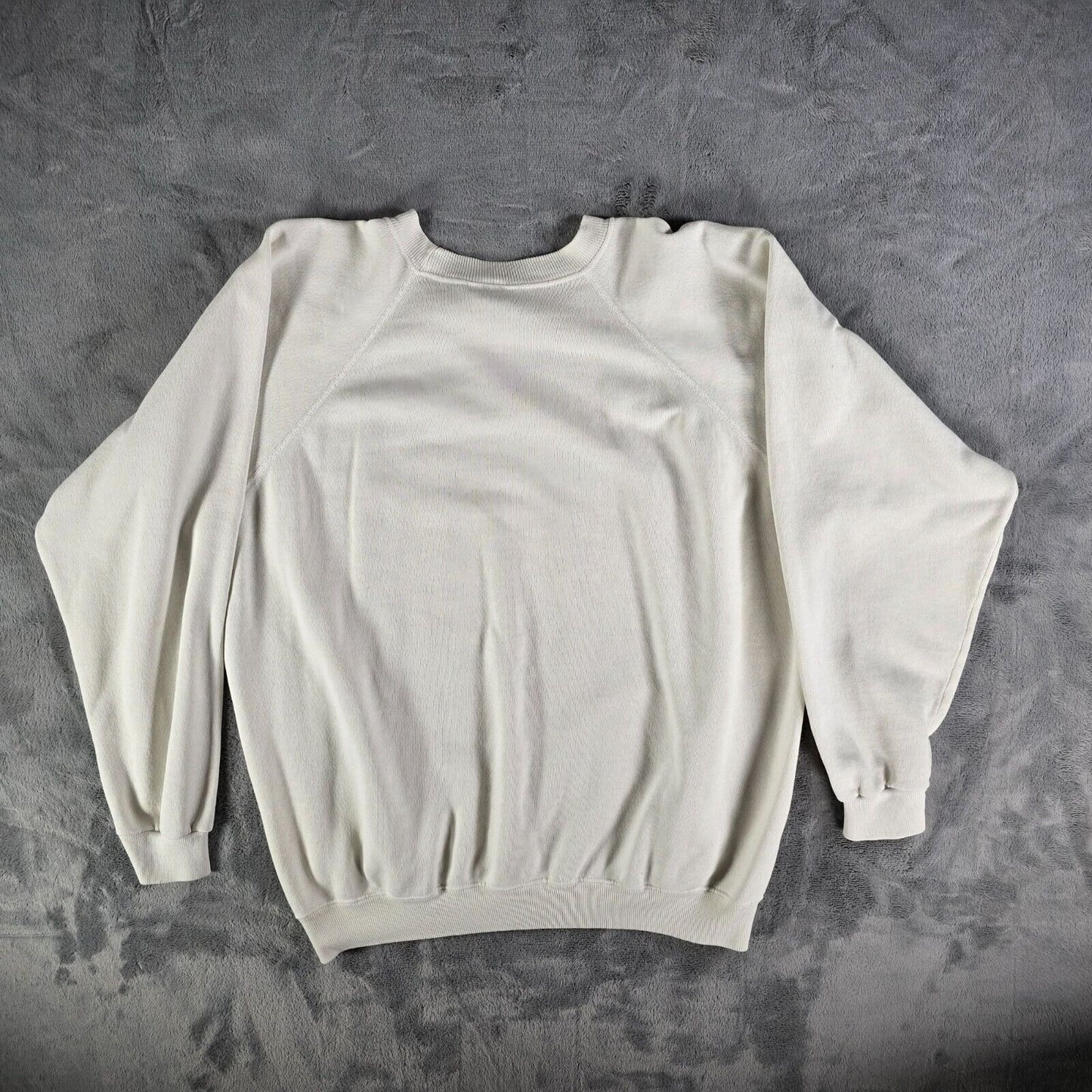 Vintage 1980s Hanes The Radiator Doctor White Promotional Sweatshirt (XL)