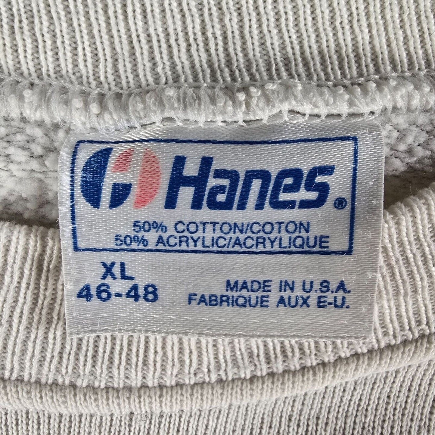 Vintage 1980s Hanes The Radiator Doctor White Promotional Sweatshirt (XL)