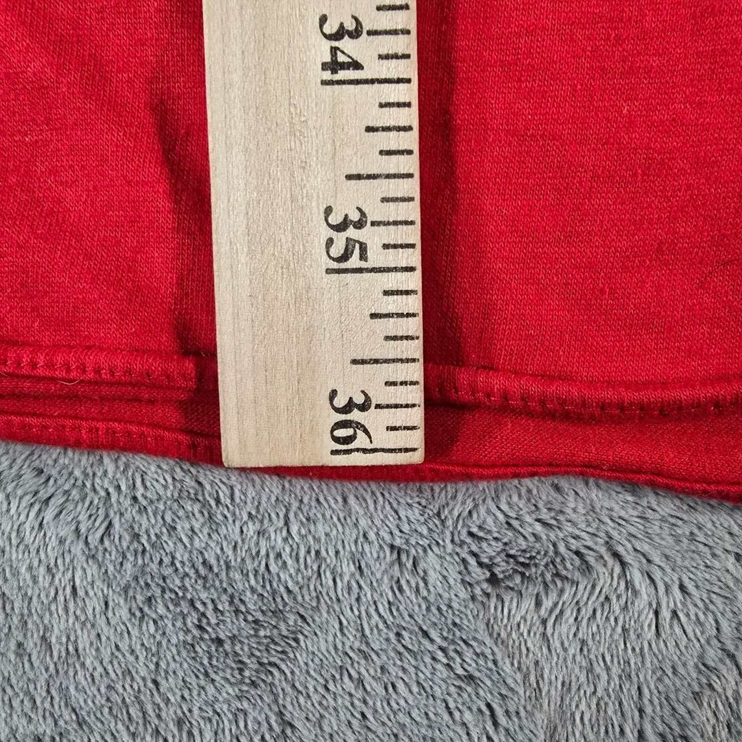 Vintage 1980s 7UP Red V-Neck Extra-Long Single Stitch Promo Sleep Shirt (M)