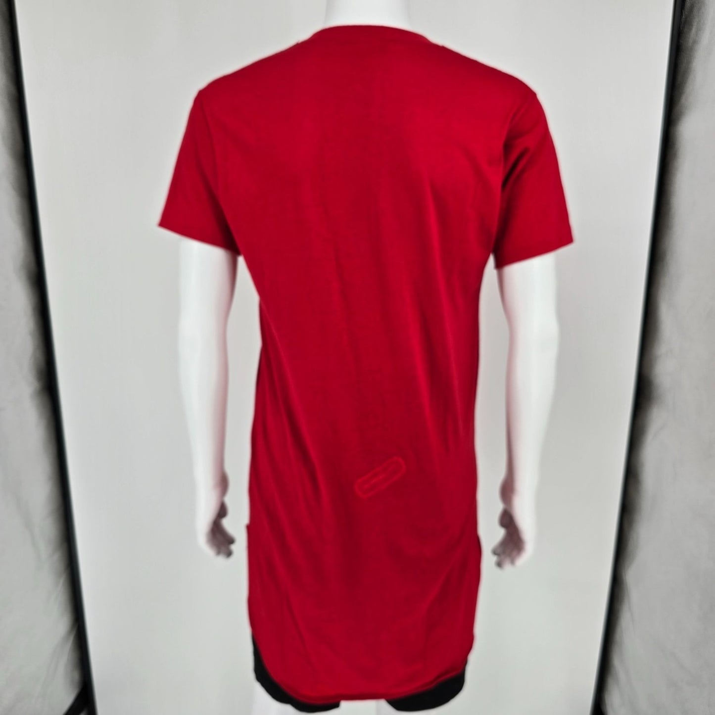 Vintage 1980s 7UP Red V-Neck Extra-Long Single Stitch Promo Sleep Shirt (M)