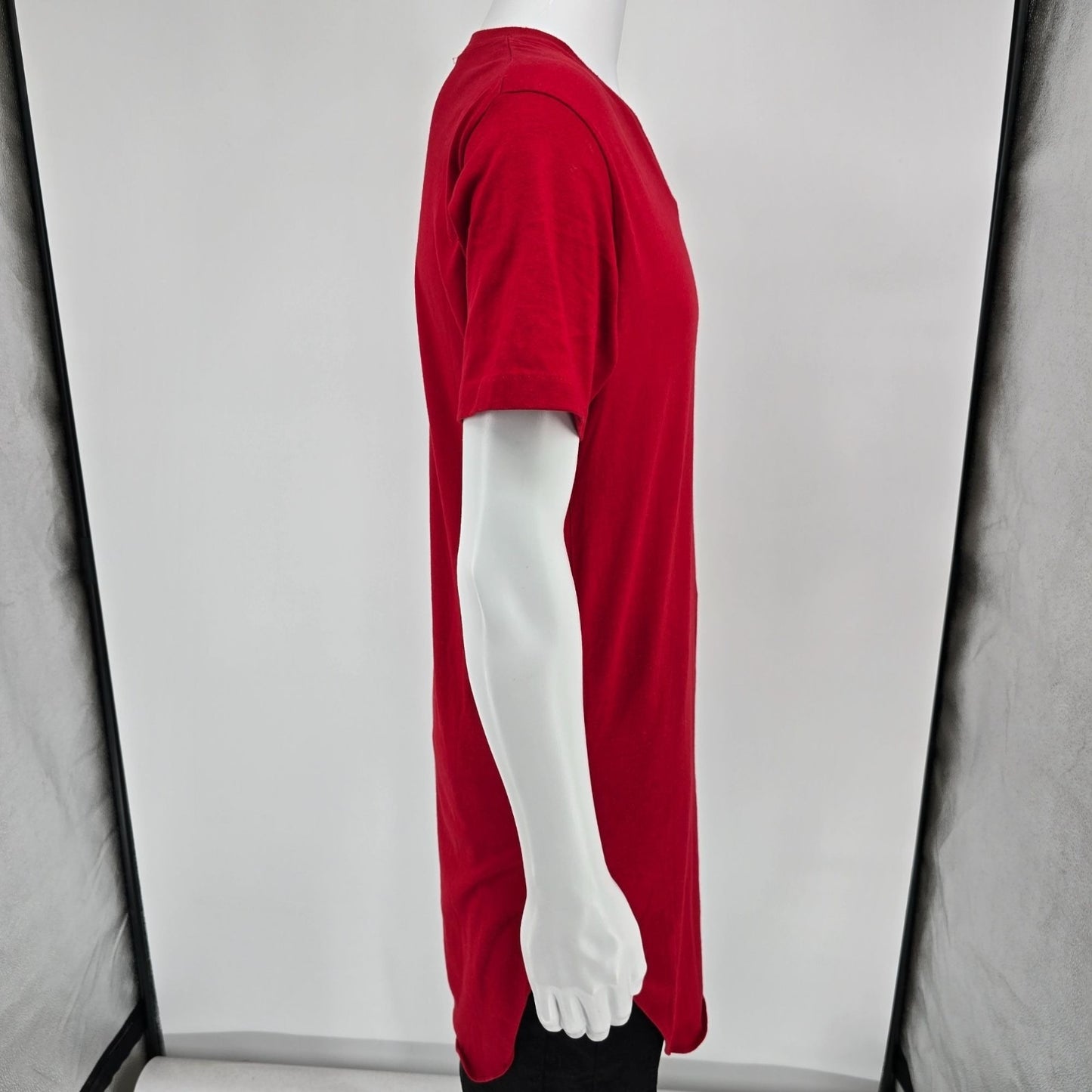 Vintage 1980s 7UP Red V-Neck Extra-Long Single Stitch Promo Sleep Shirt (M)