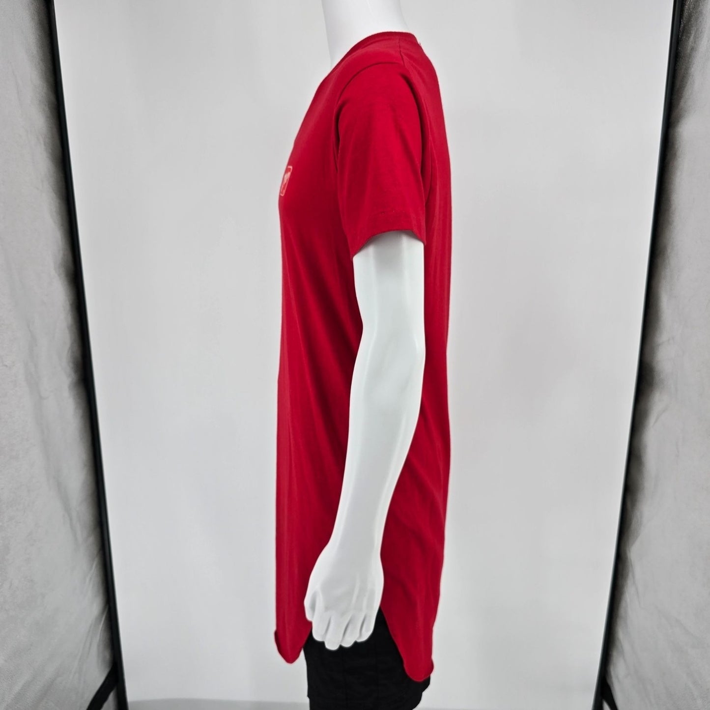 Vintage 1980s 7UP Red V-Neck Extra-Long Single Stitch Promo Sleep Shirt (M)
