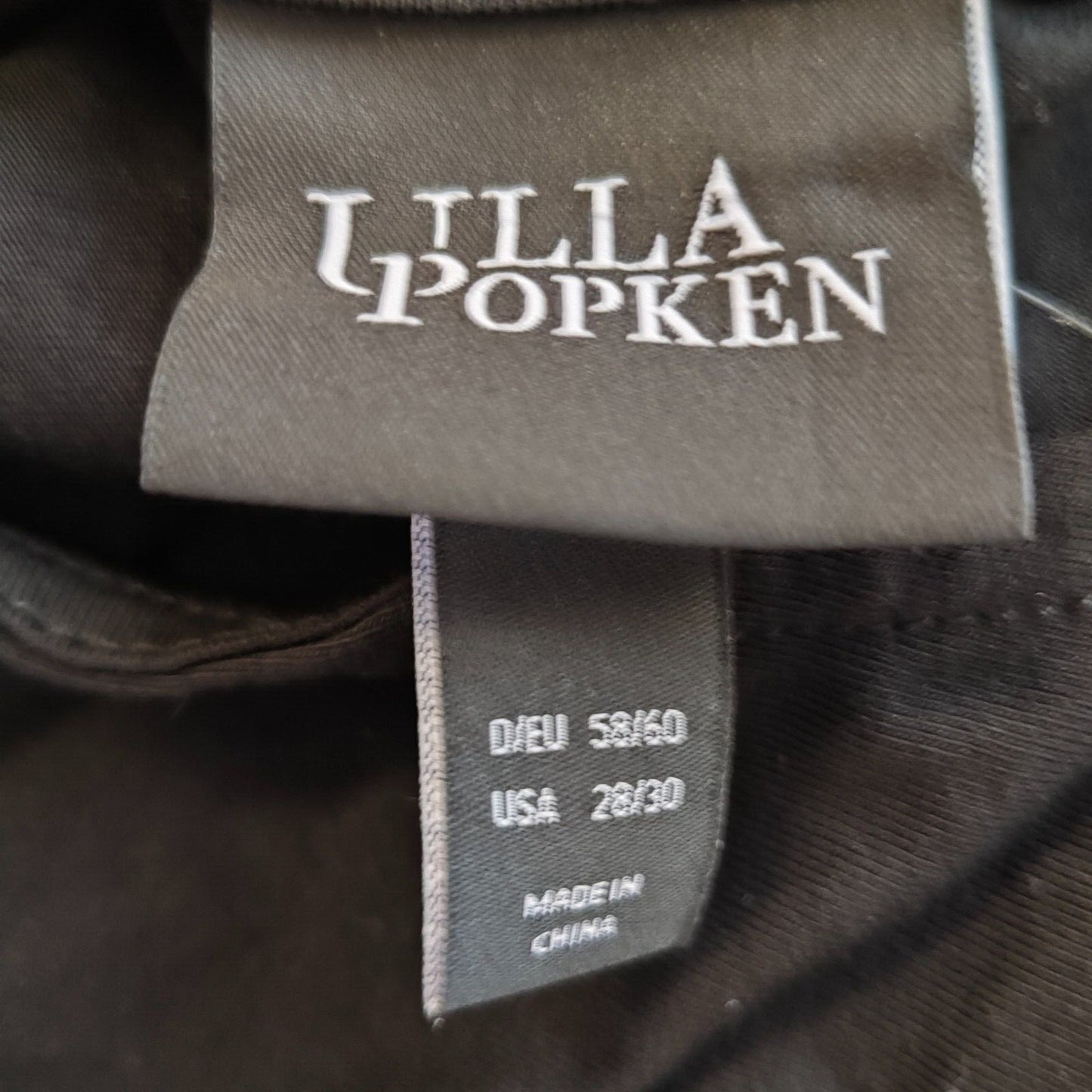 NWT Ulla Popken Black Scoop Neck 3/4 Sleeve Maxi Dress (Size 28/30) *Shelf Wear*