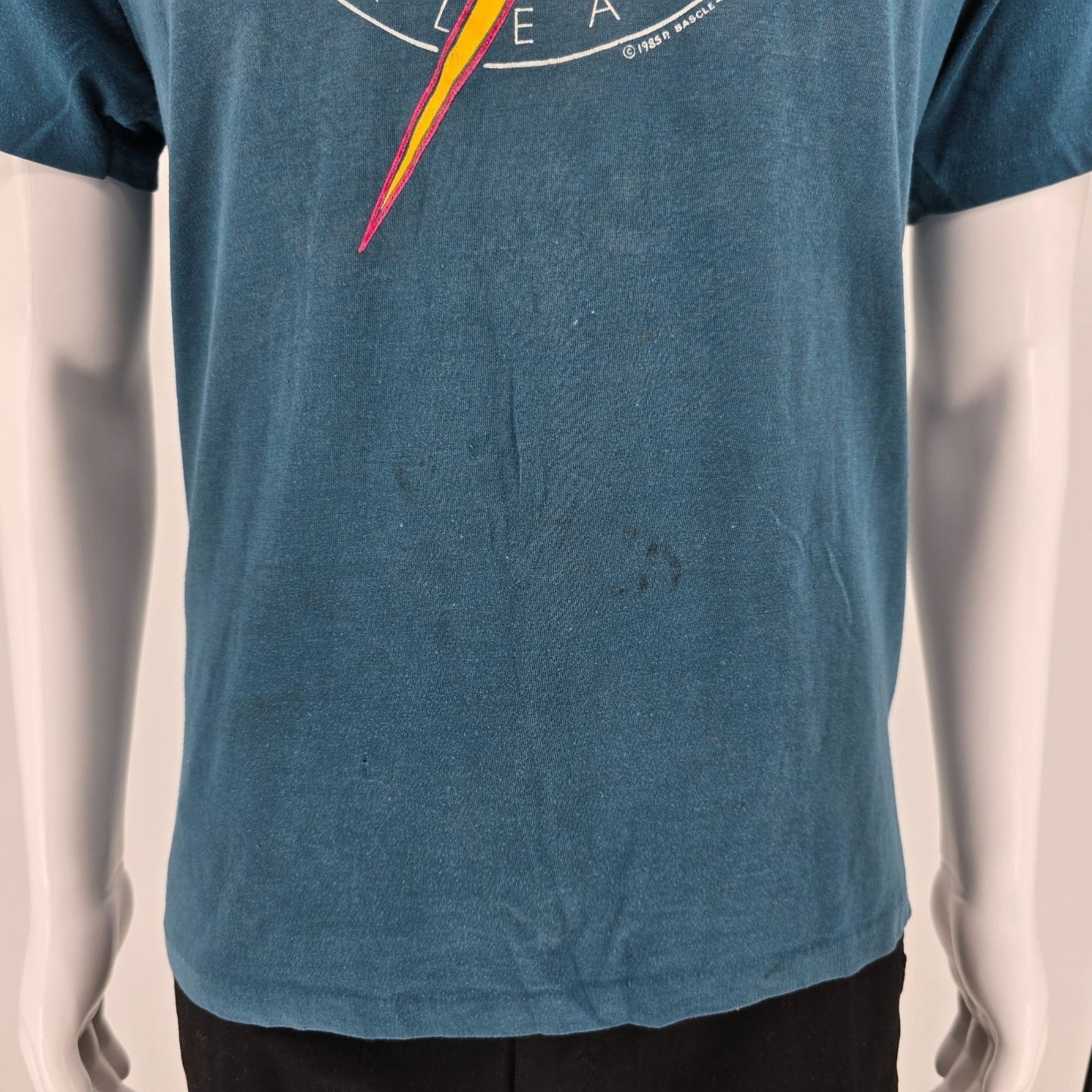 Vintage 1980s Hanes Fifty-Fifty Mardi Gras New Orleans Soft & Thin T-Shirt (M/L)