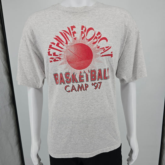 Vintage 1997 Hanes Bethune Bobcat Basketball Camp Colorado T-Shirt (XL)