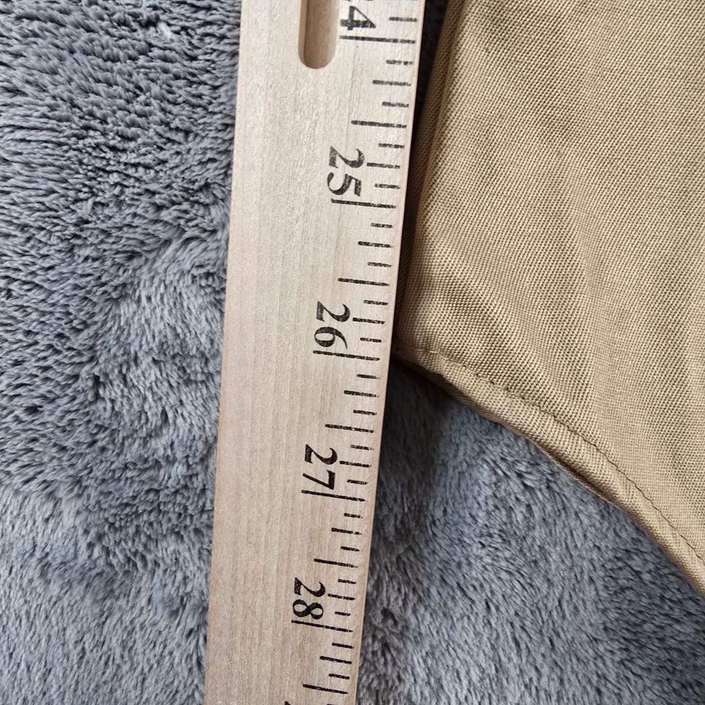 Vintage 1977 U.S. Army Tan 445 Durable Press Short Sleeve Button-Front Shirt (M)