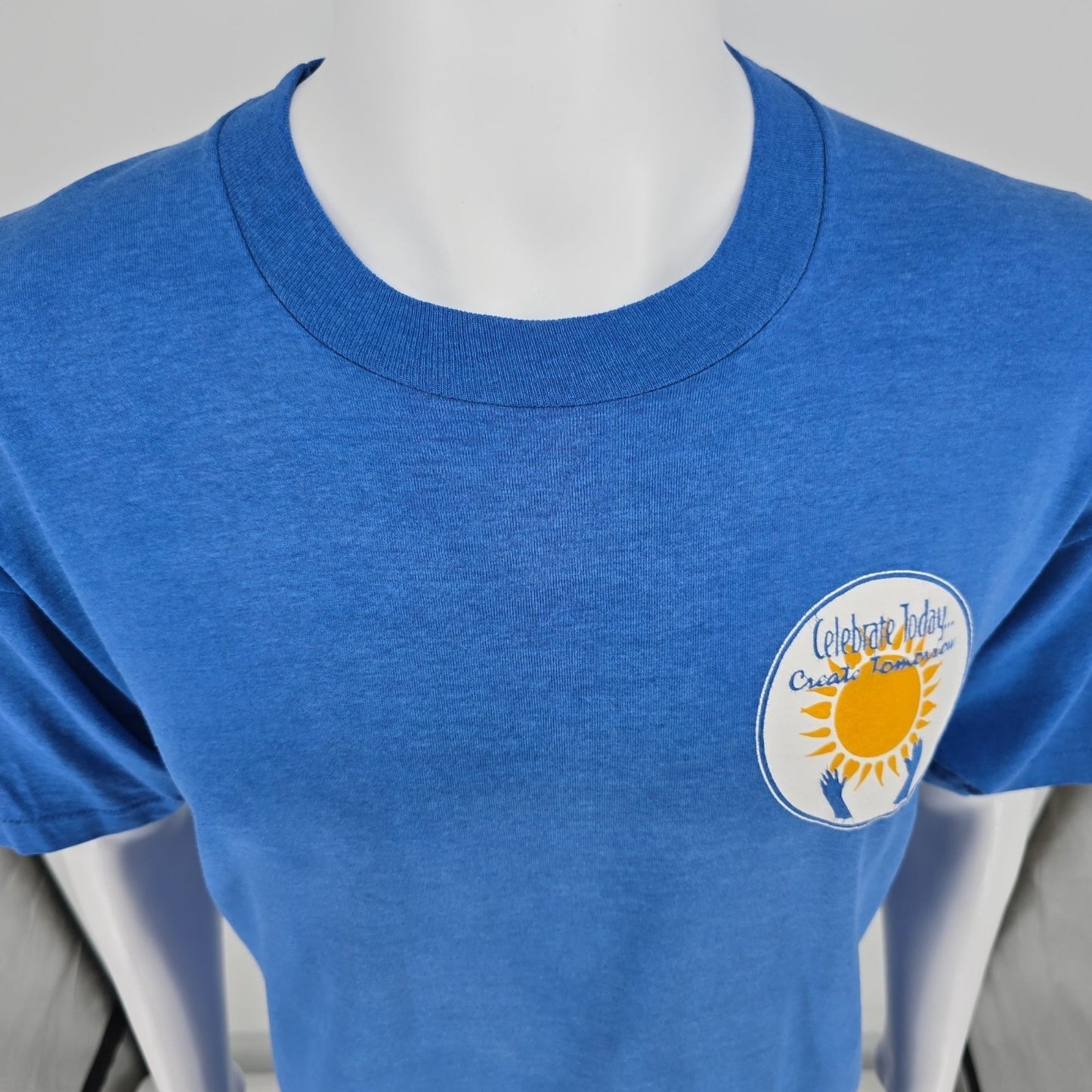 Vintage 1990s "Celebrate Today... Create Tomorrow" Single Stitch T-Shirt (XL)