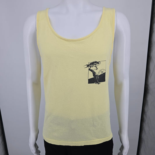Vintage 1990s Ocean Pacific Tavarua Fiji Island Surf Resort Tank Top (L)