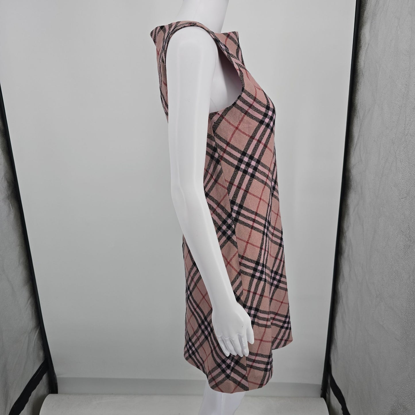 Vintage Y2K Burberry London Pink Nova Check Mini Dress (Size 6/S) *Damaged