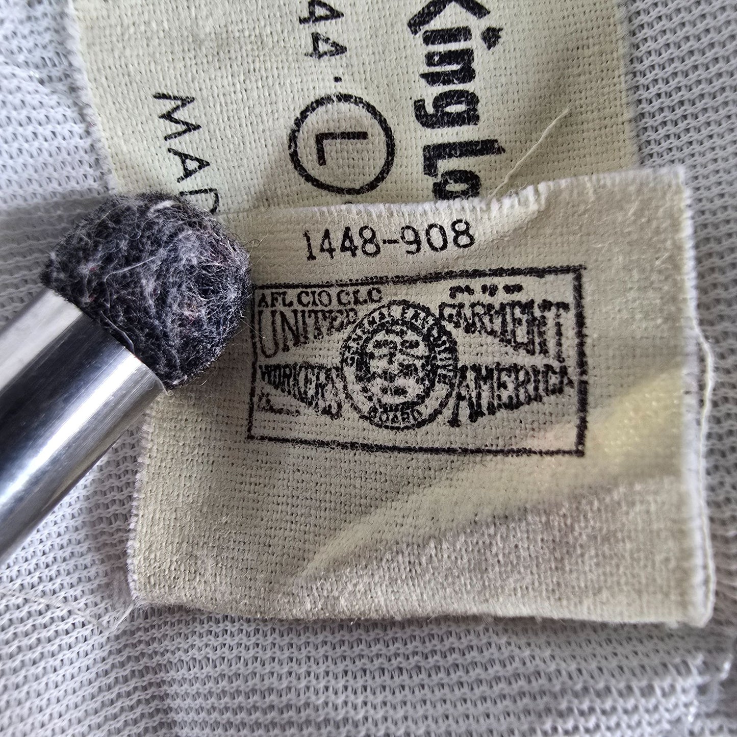 Vintage 1980s King Louie Pro Fit Mayflower Transit Nylon Satin Bomber Jacket (L)