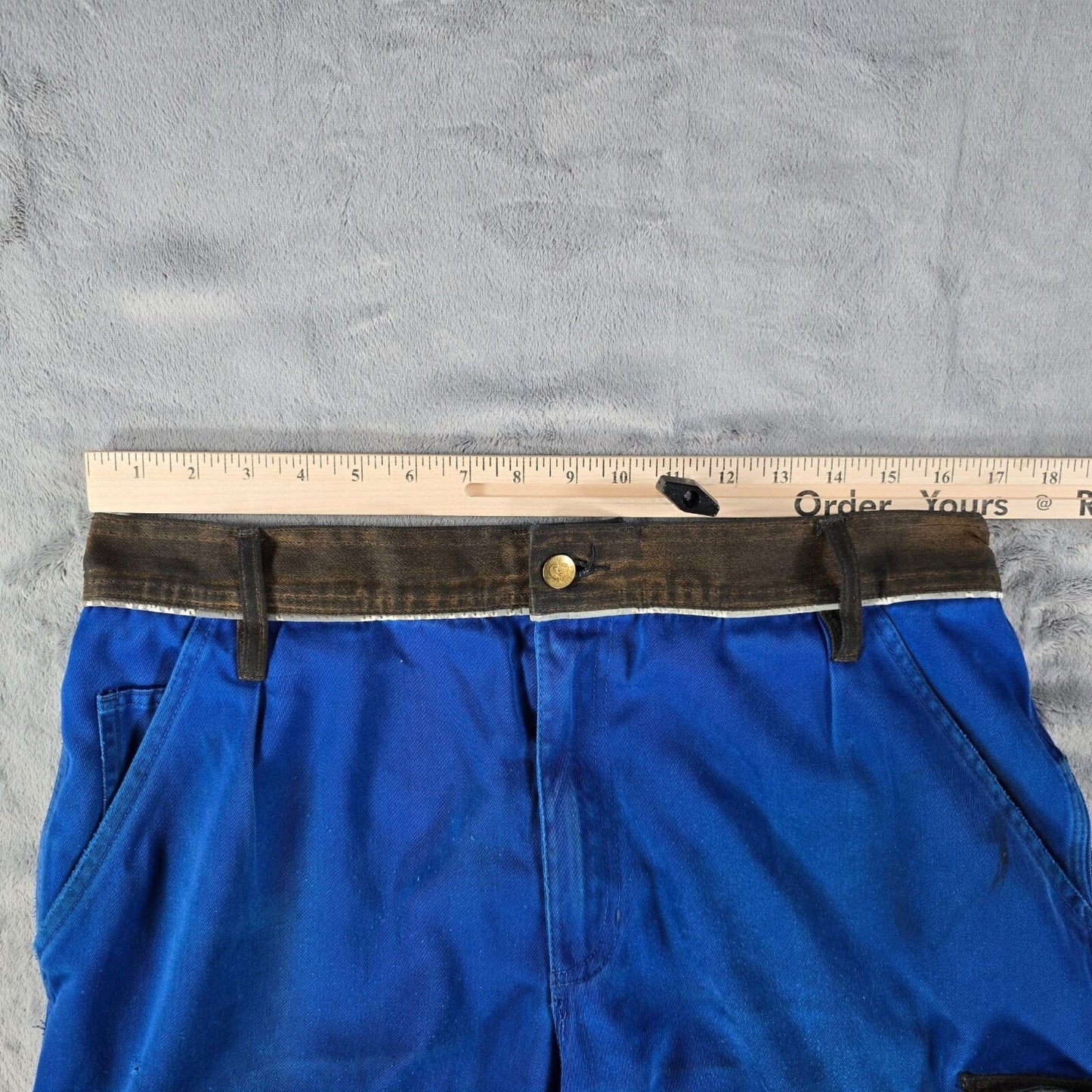Thrashed Engelbert Strauss Gebrüder Hüber Colorblock Utility Cargo Pants (33x29)