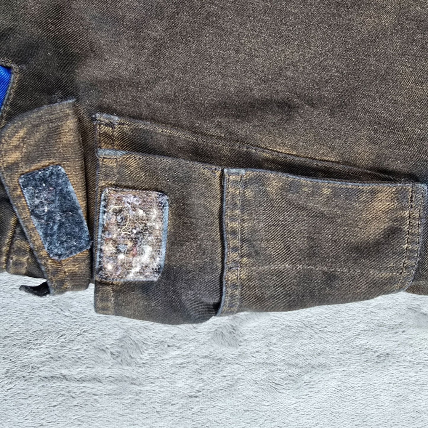 Thrashed Engelbert Strauss Gebrüder Hüber Colorblock Utility Cargo Pants (33x29)