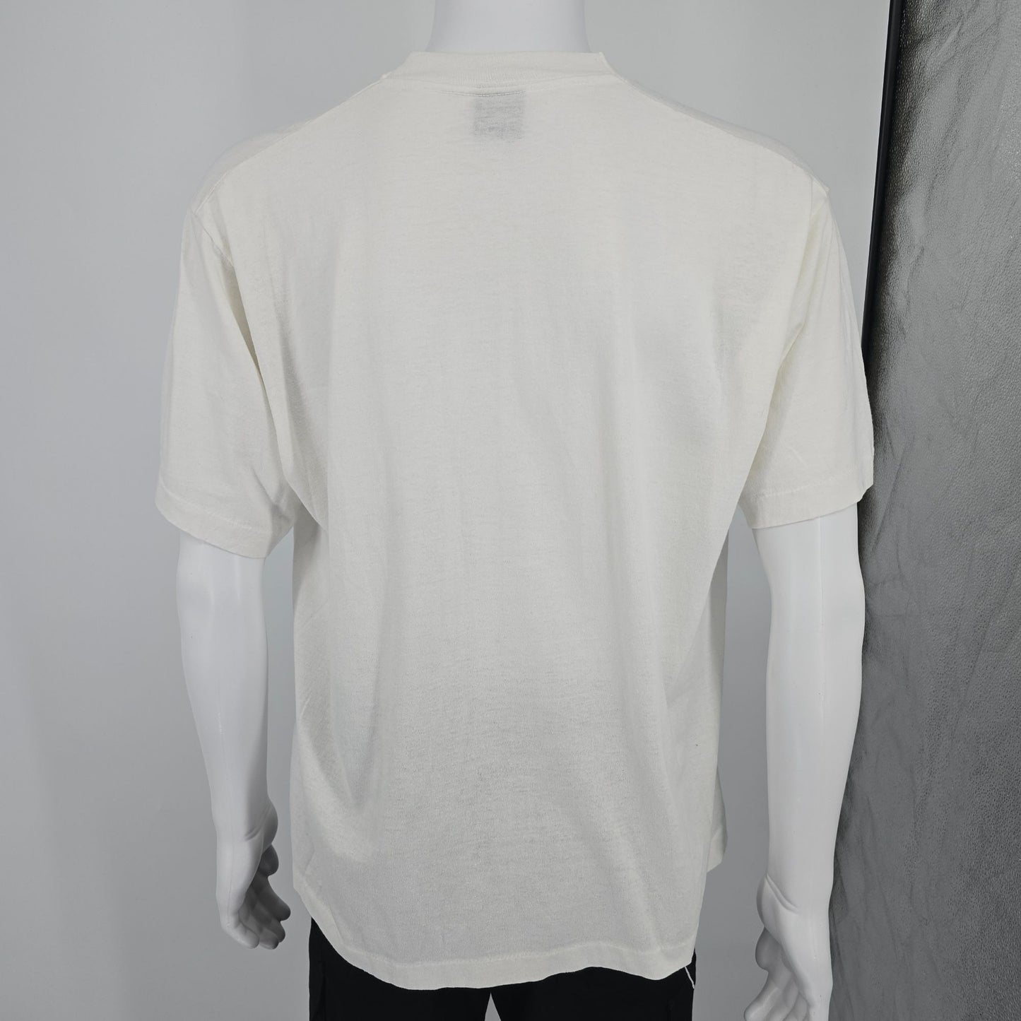 Vintage 1990s Screen Stars Best Prestonwood Youth Icthus Puff Print T-Shirt (XL)