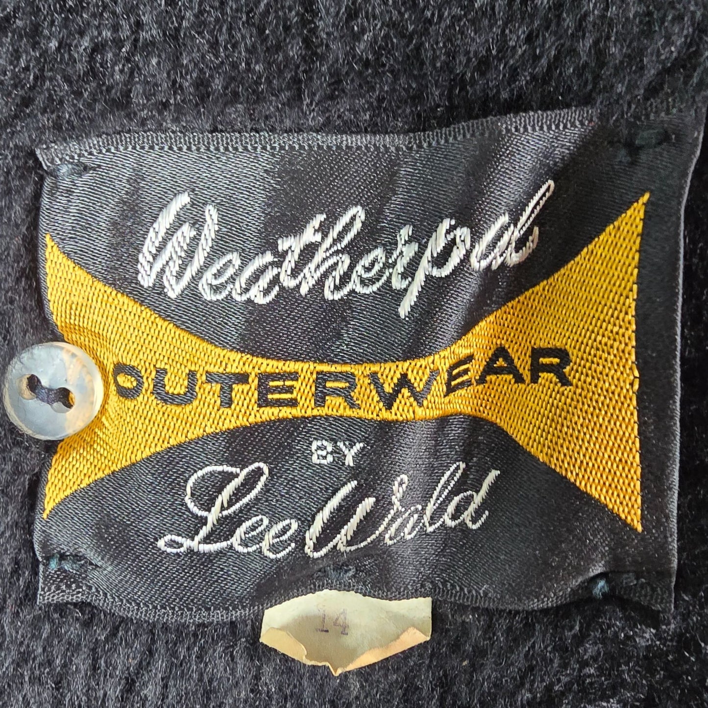 Vintage 1960s Weatherpal by Lee Wald Womens Faux Fur Collar Plaid Wool Coat (M)