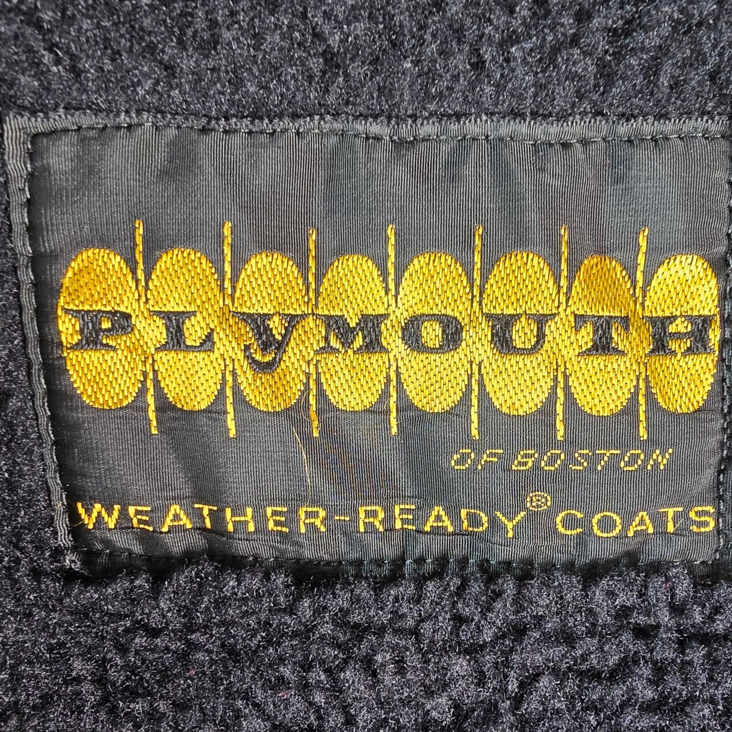 Vintage 1950s Plymouth Weather-Ready Zip-in Fleece Liner Plaid Overcoat (M/L)