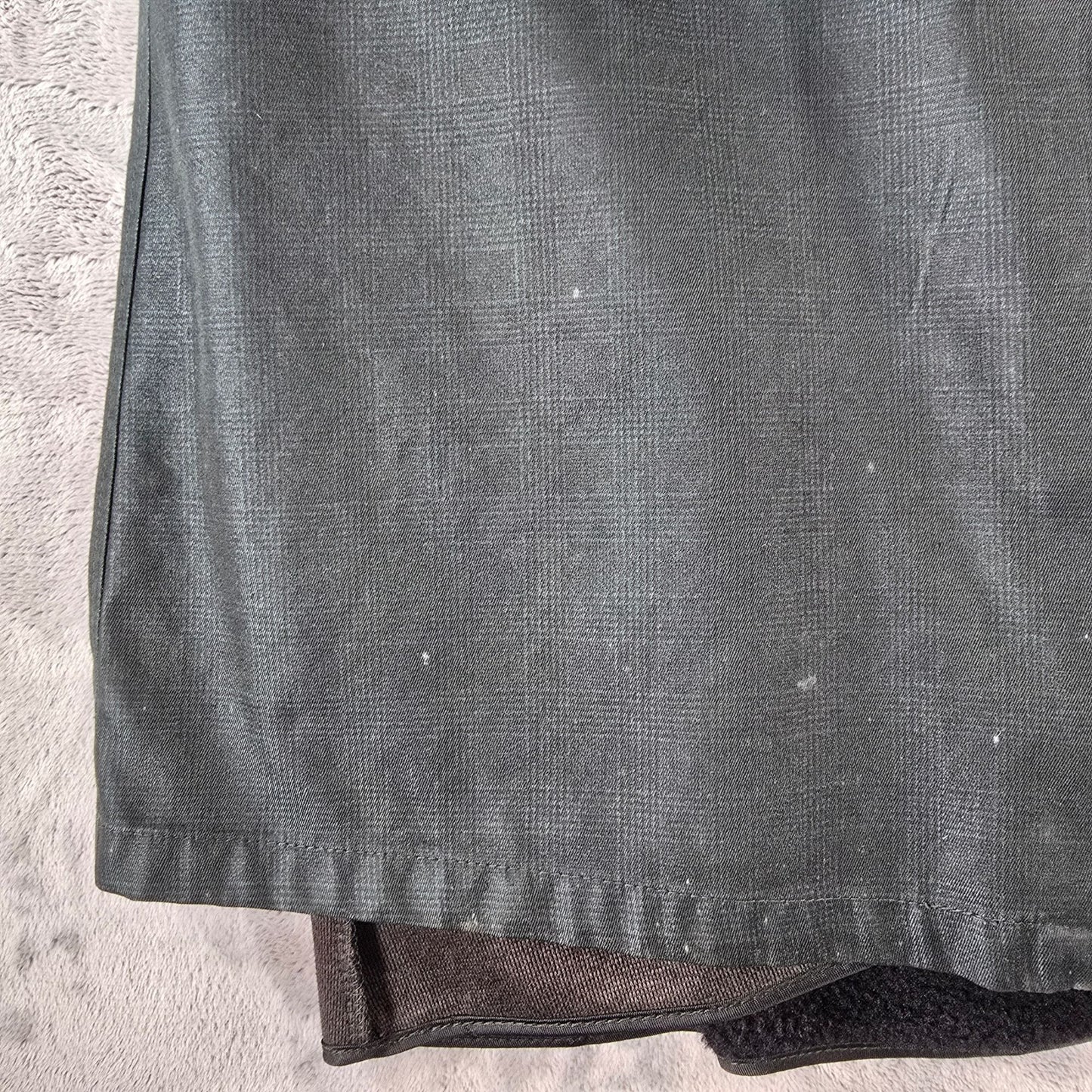 Vintage 1950s Plymouth Weather-Ready Zip-in Fleece Liner Plaid Overcoat (M/L)