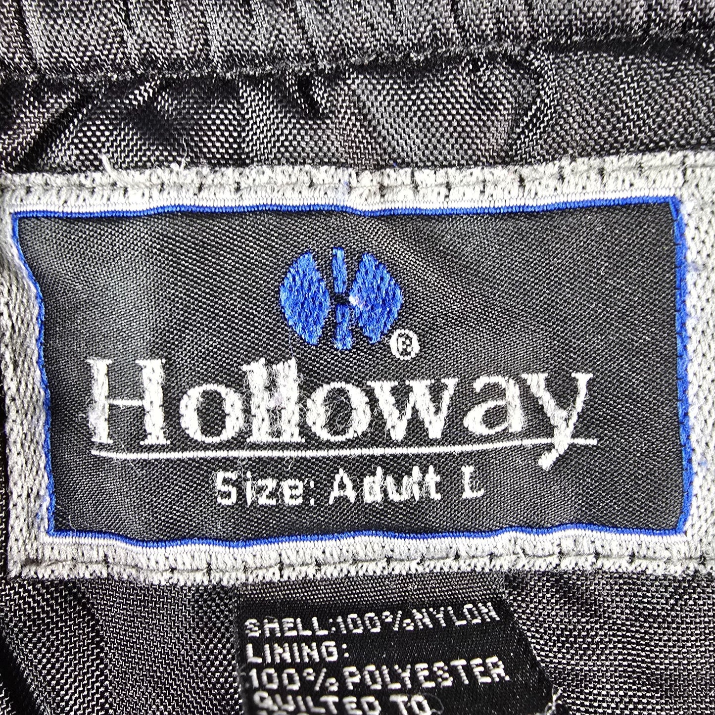 Vintage 2000s Catholic Central Raiders "Faith" Nylon Satin Bomber Jacket (L)