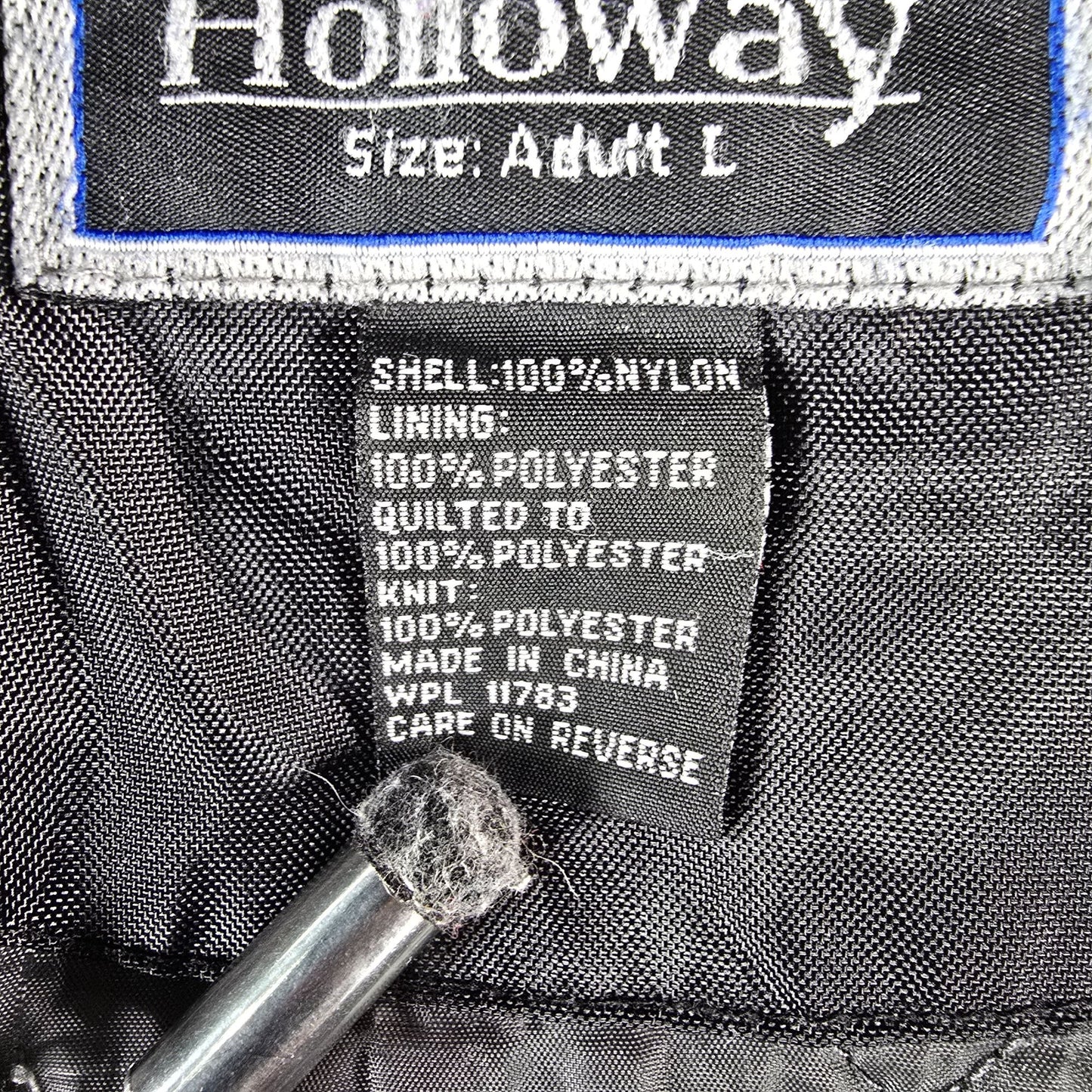 Vintage 2000s Catholic Central Raiders "Faith" Nylon Satin Bomber Jacket (L)