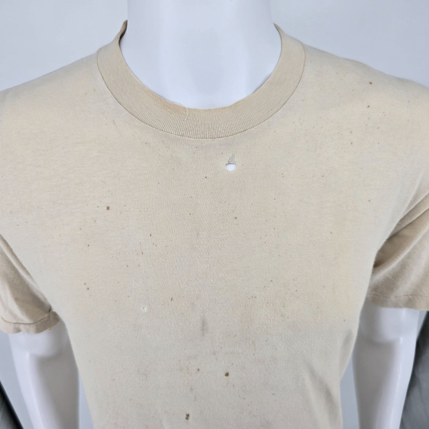 Thrashed Vintage 1970s Diamond Head Tee's F.A.J.L.T. Back Graphic T-Shirt (M)