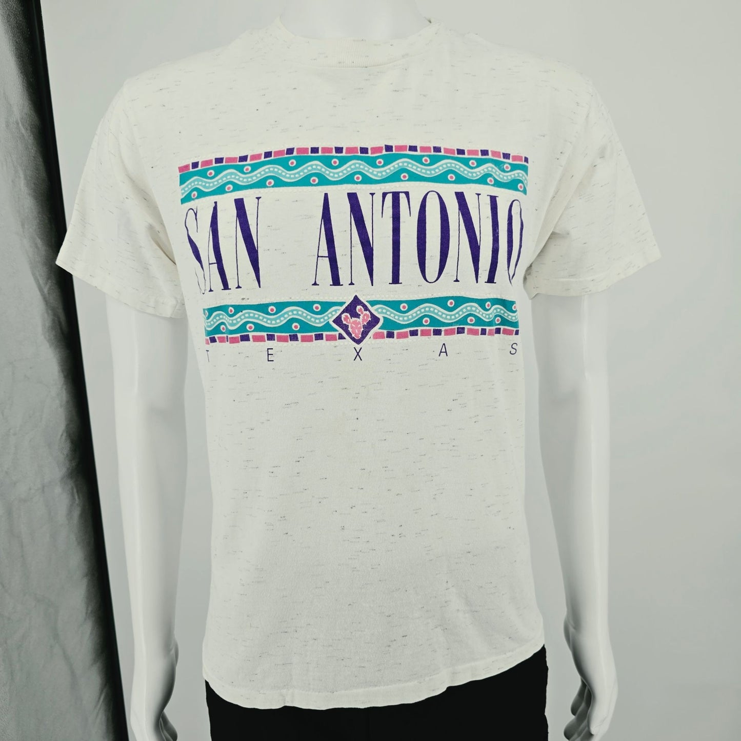 Vintage 1990s Oneita Power-T Lansdon Tommy San Antonio Texas T-Shirt (M) *Fair