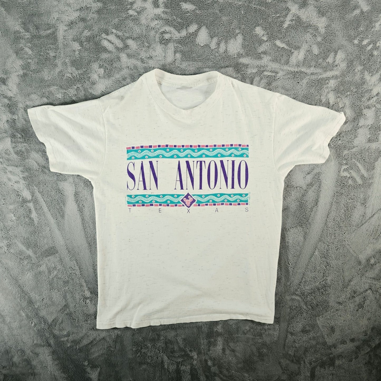 Vintage 1990s Oneita Power-T Lansdon Tommy San Antonio Texas T-Shirt (M) *Fair