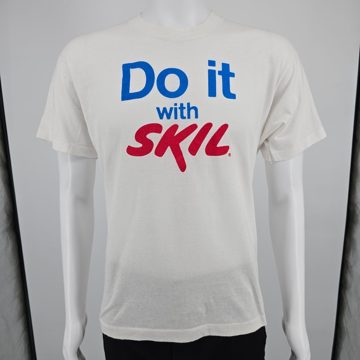 Vintage 1980s Screen Stars "Do it with Skil" Power Tools Promo T-Shirt (M)