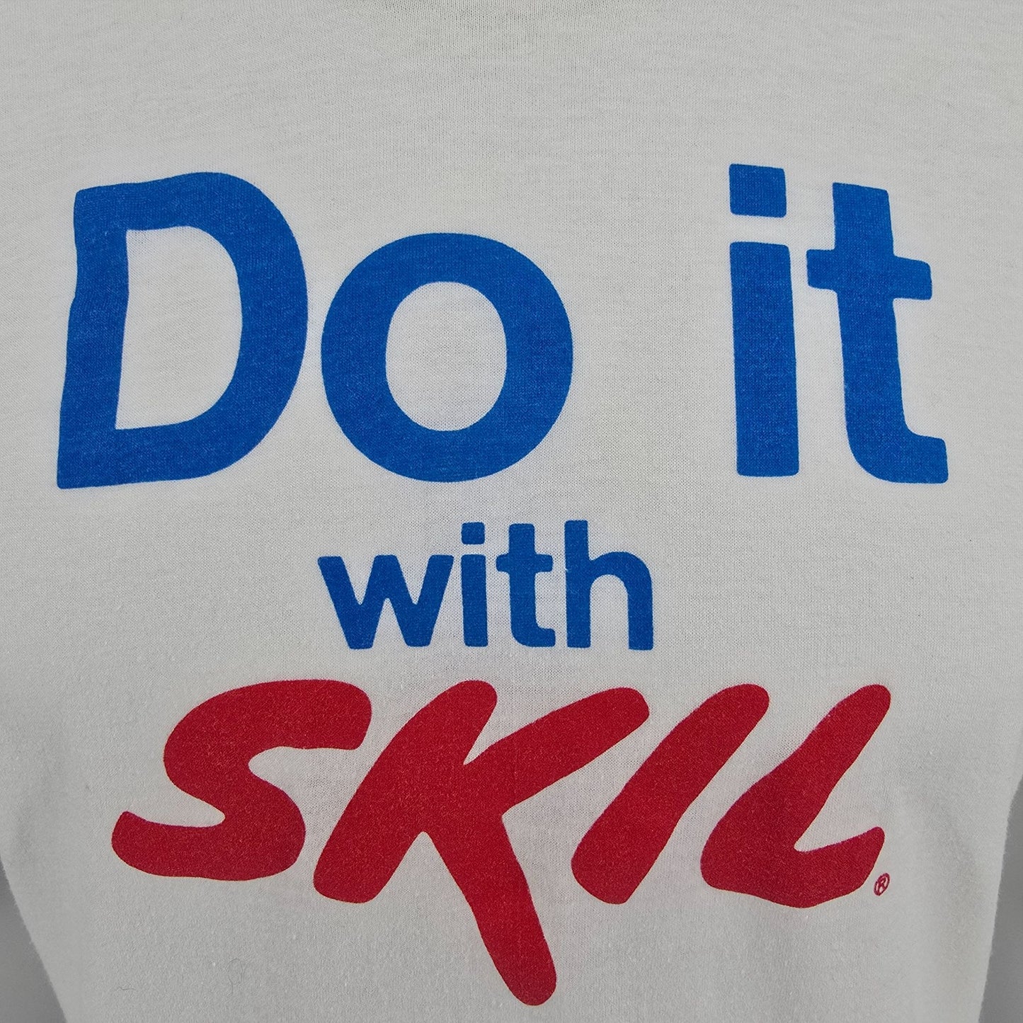 Vintage 1980s Screen Stars "Do it with Skil" Power Tools Promo T-Shirt (M)