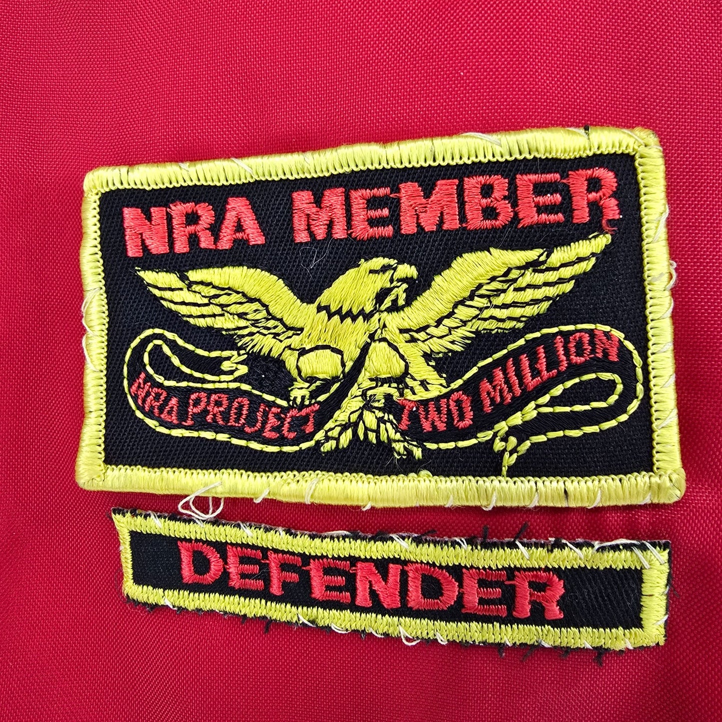 Vintage 1970s/1980s Chalk Line NRA Defender Project Two Million Coach Jacket (M)