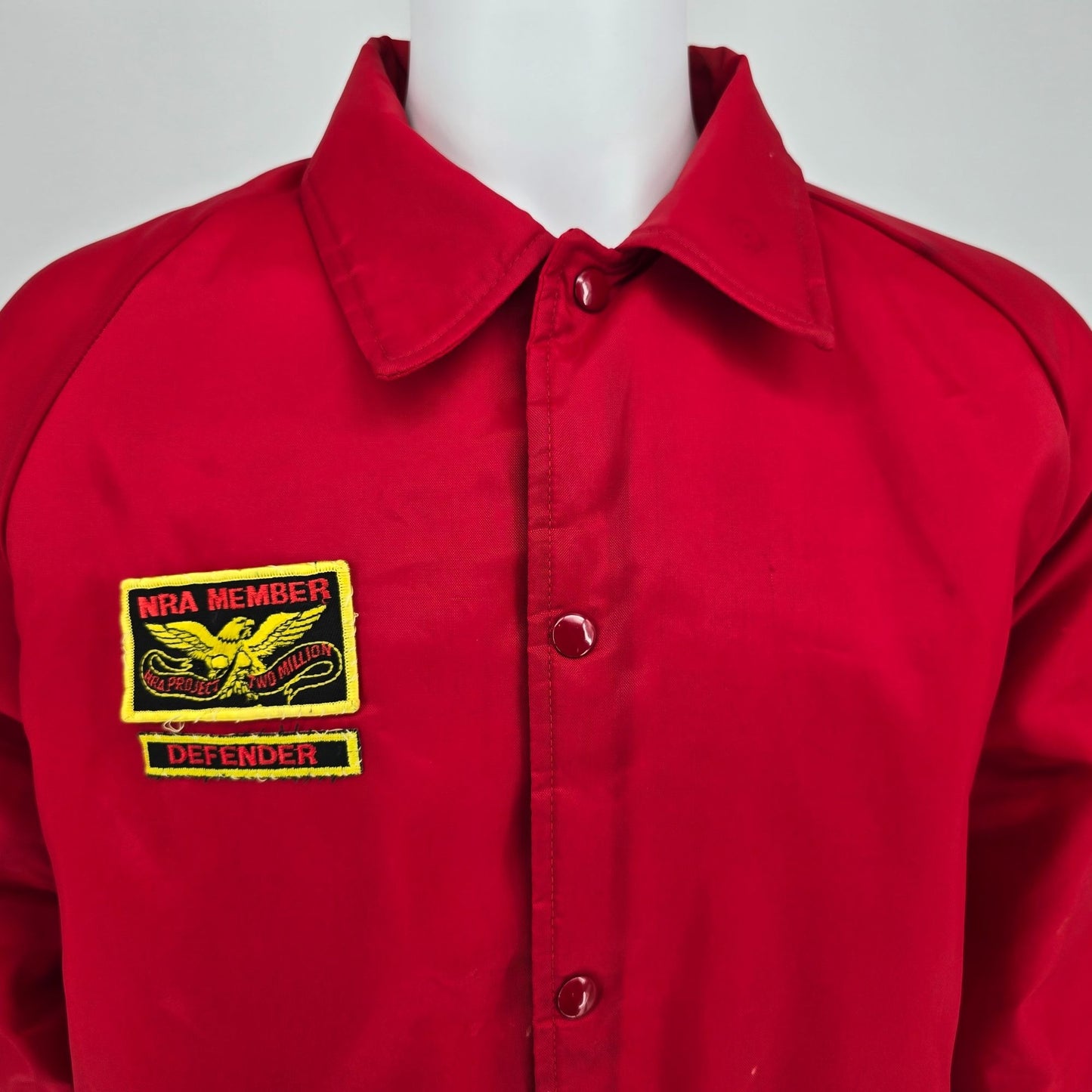 Vintage 1970s/1980s Chalk Line NRA Defender Project Two Million Coach Jacket (M)
