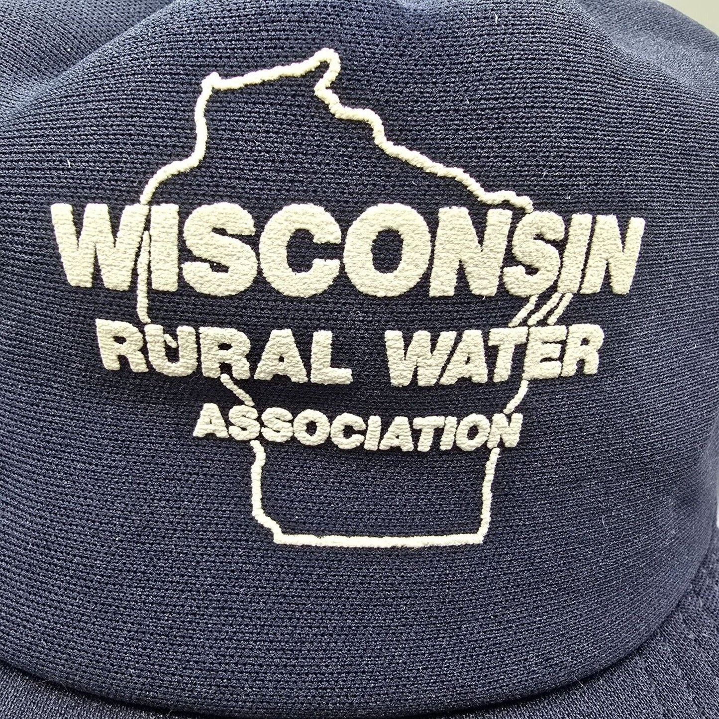 Vintage P Brand Wisconsin Rural Water Association Made in USA Mesh Trucker Hat
