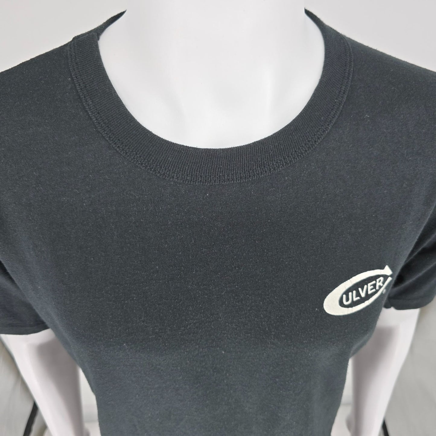 Vintage 1990s Russell Athletic Culver Academies Single Stitch Black T-Shirt (L)