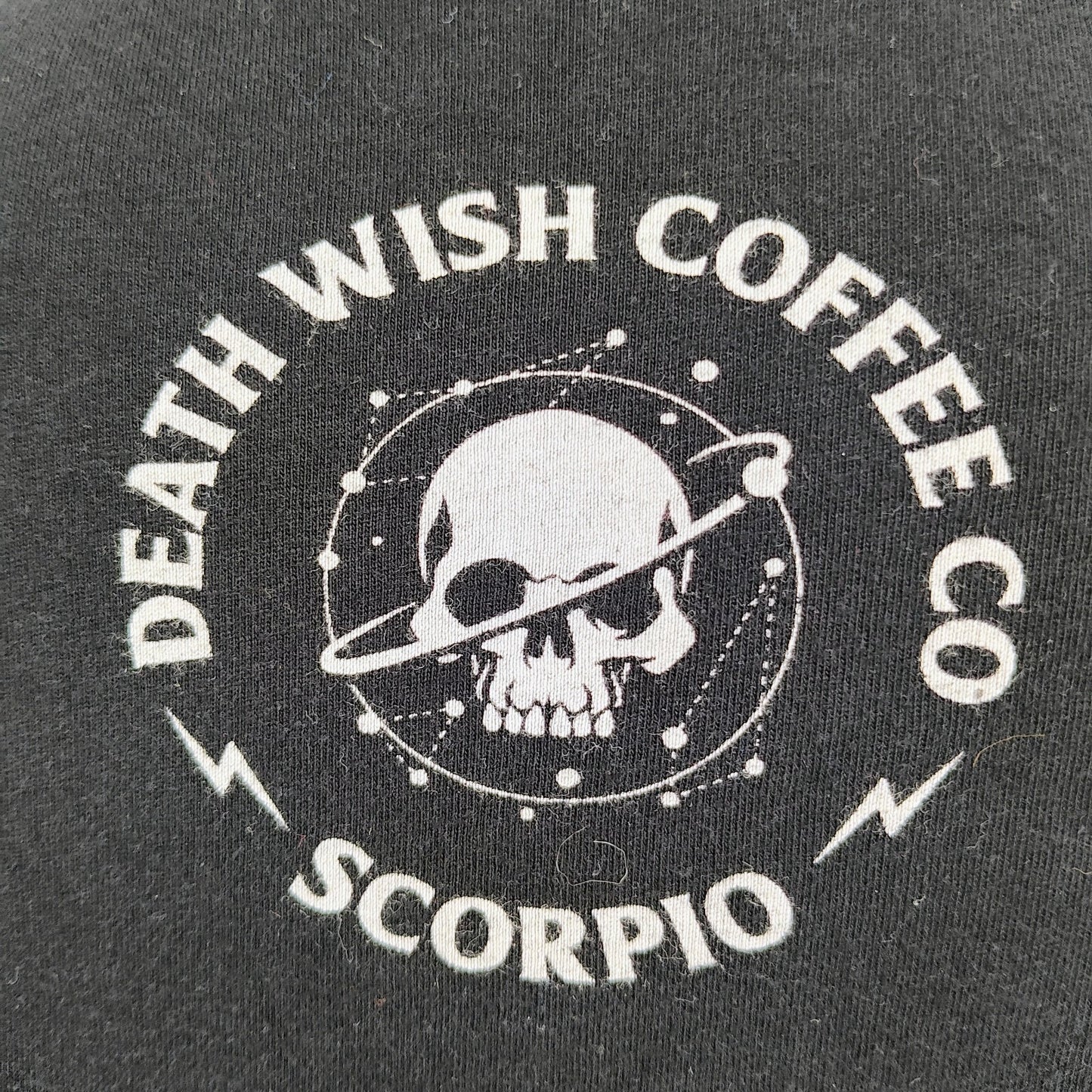Death Wish Coffee Co Scorpio Scorpion Skull T-Shirt (Small)