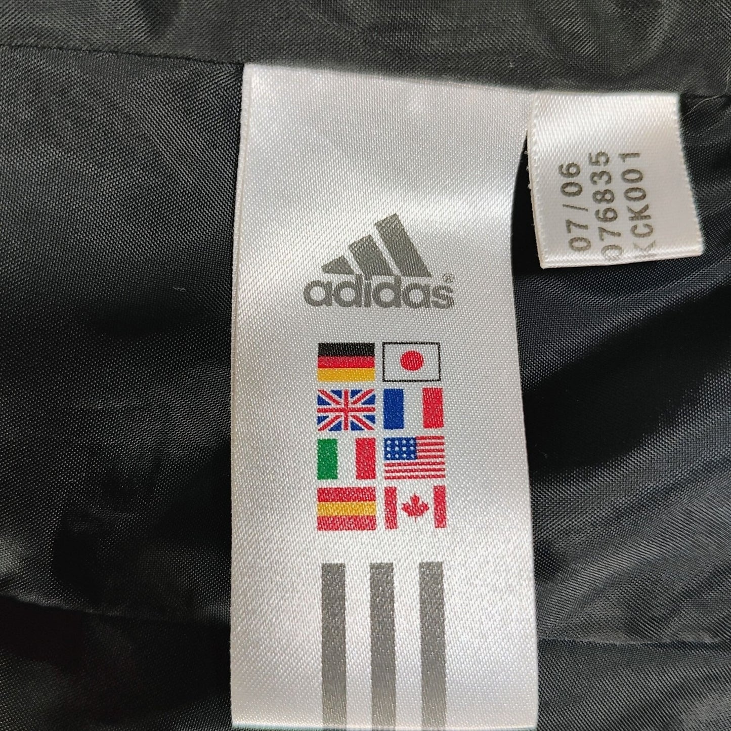 Adidas 2006 Womens Quilted Black Synthetic Fill Zip-Up Puffer Jacket (M) *Flawed