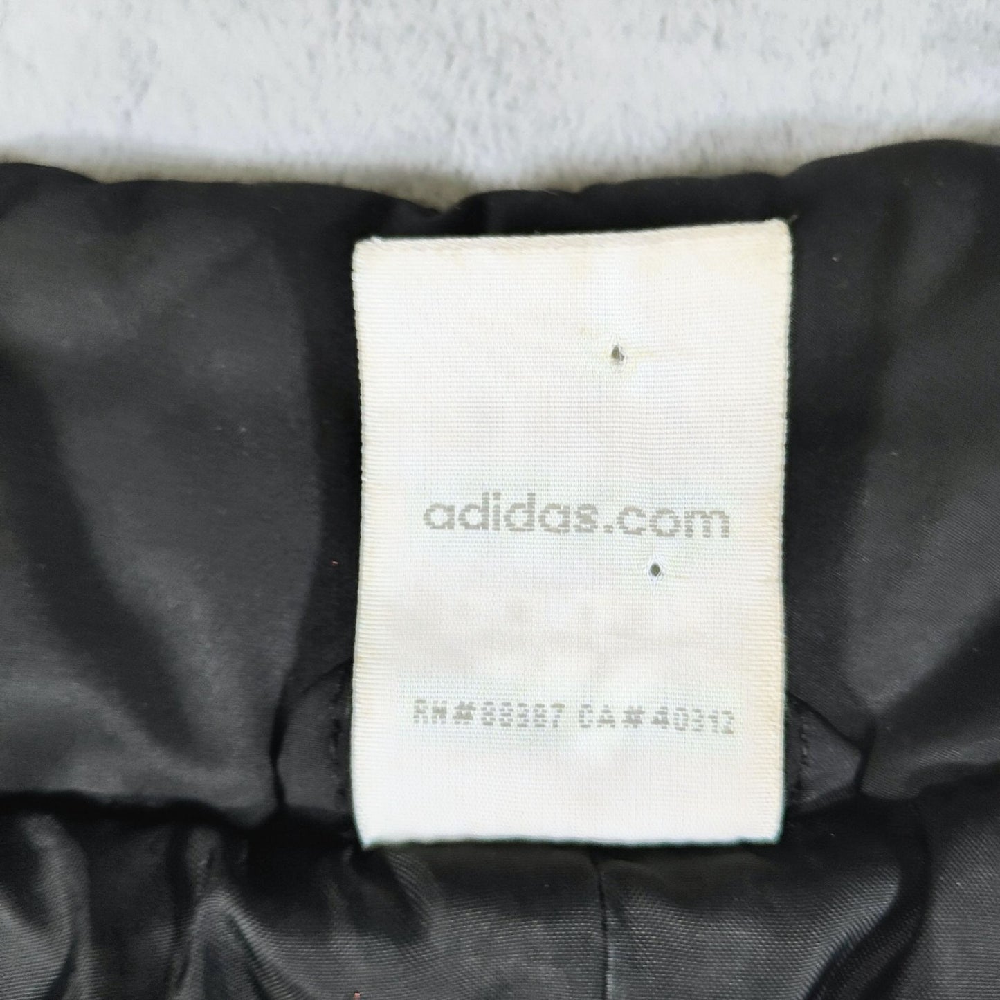 Adidas 2006 Womens Quilted Black Synthetic Fill Zip-Up Puffer Jacket (M) *Flawed