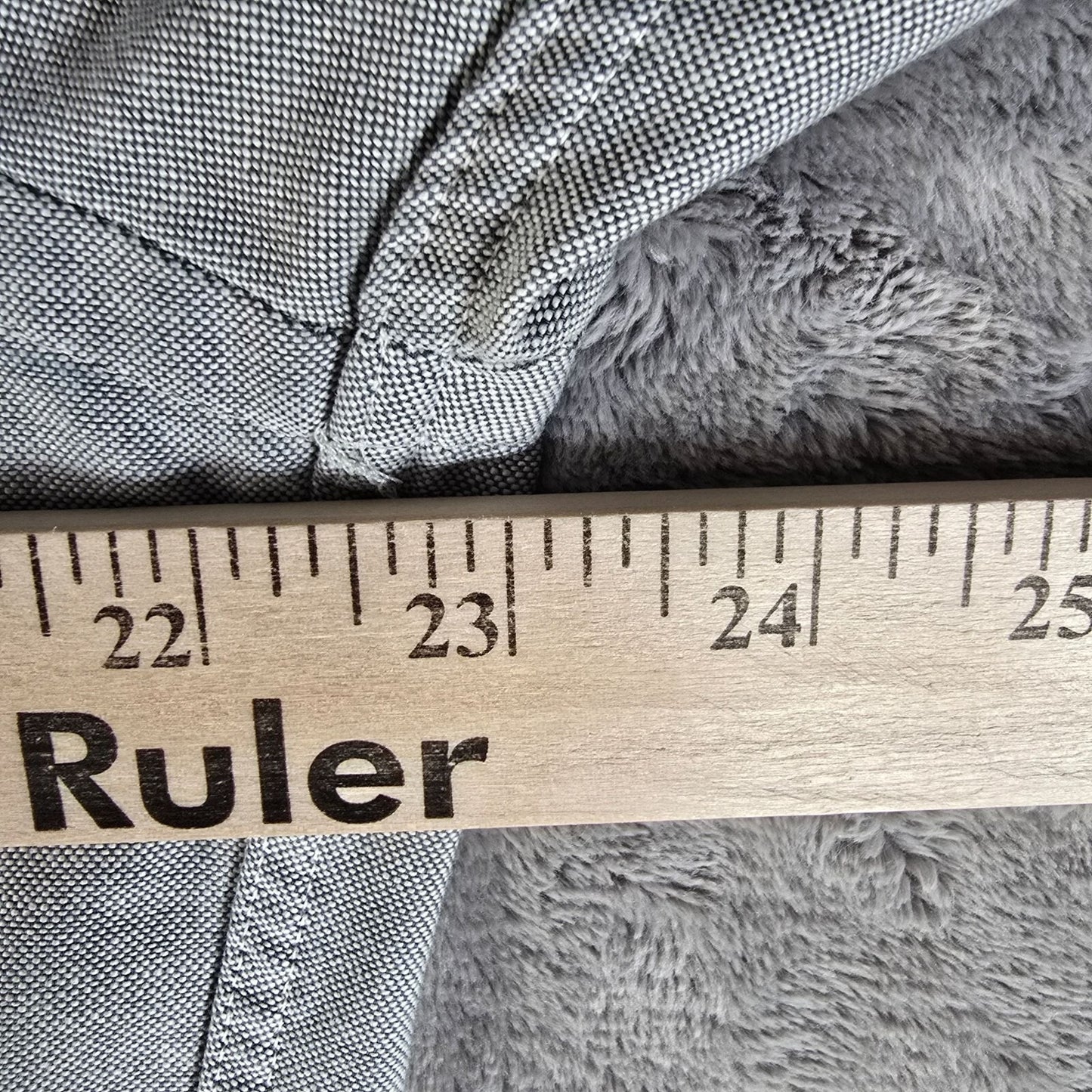 Vintage 1980s Sears Roebuck & Co. Light Gray Button-Down Shirt (16 32/33)