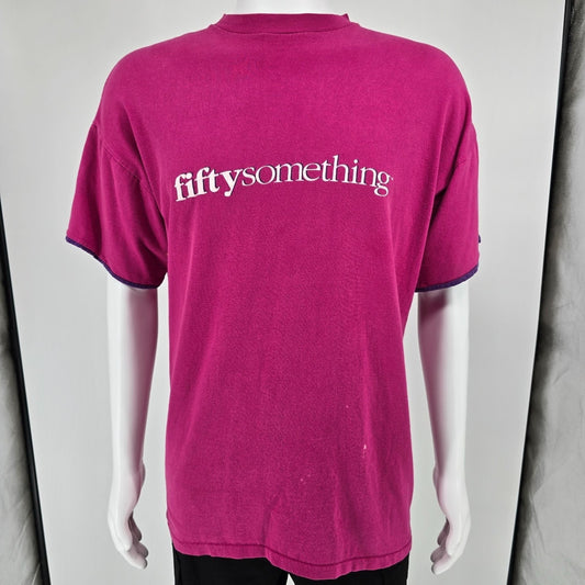 Vintage 1990s Heartland "fiftysomething" Thirtysomething Parody T-Shirt -OSFA/XL