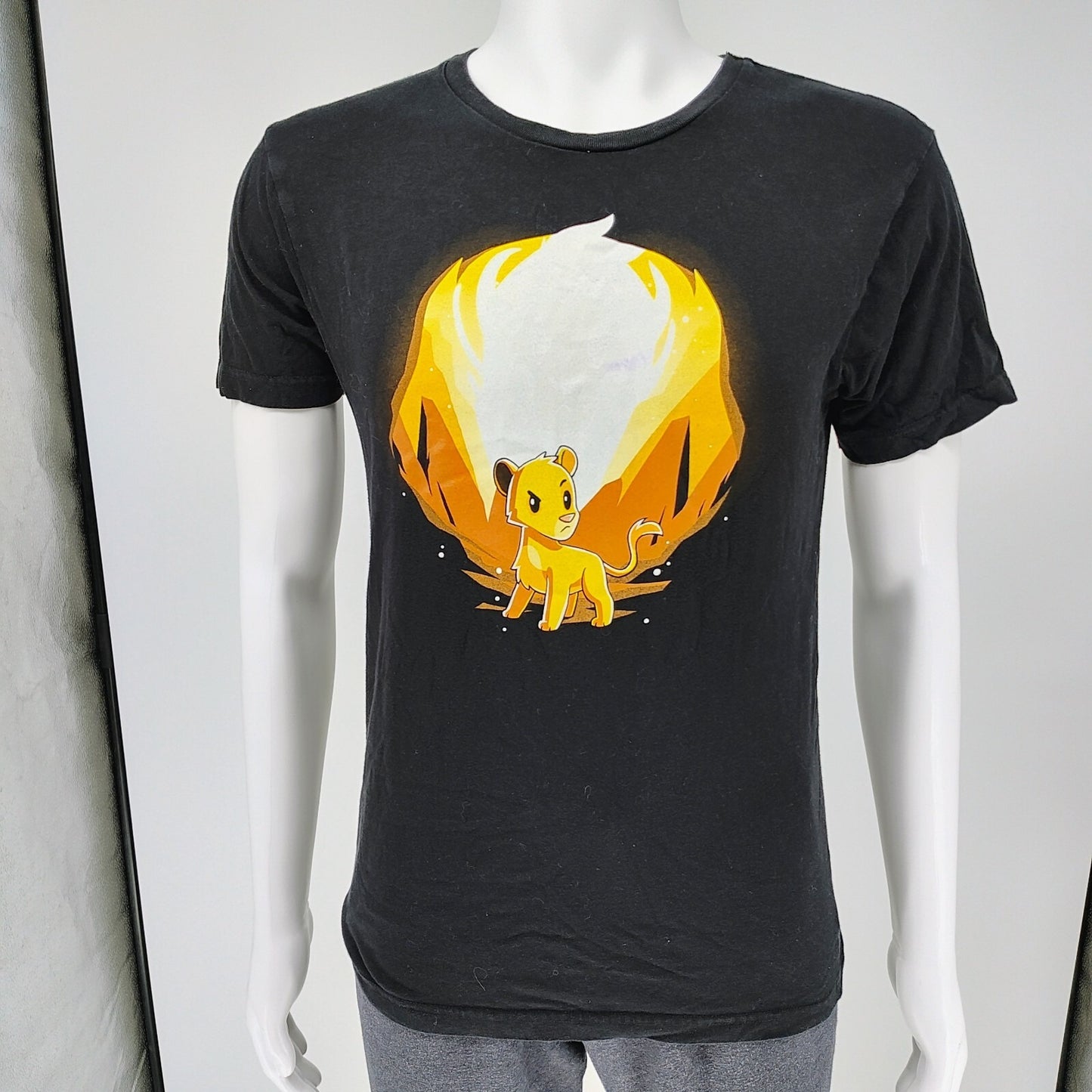 RARE Out of Print Teeturtle x Disney Simba and Scar Glow in the Dark T-Shirt (M)