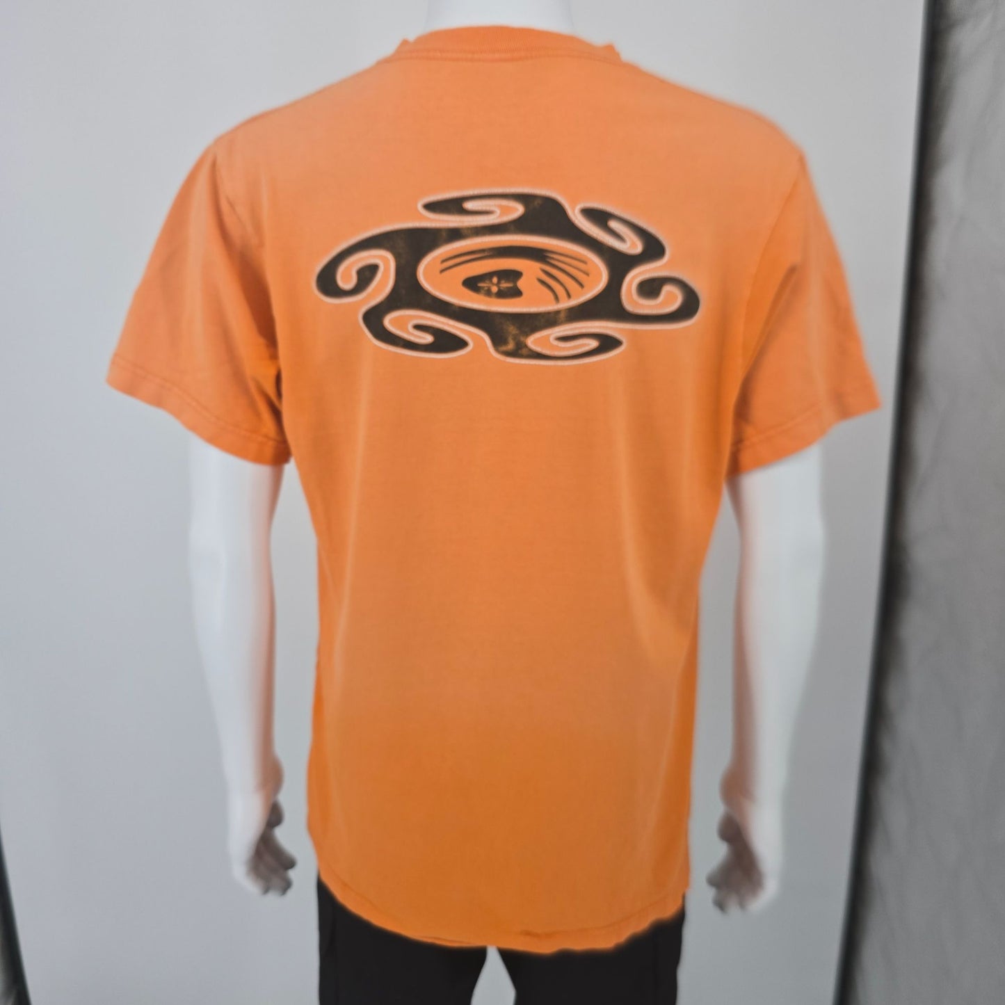 Vintage 1990s Tavarua Island Surf Company Fiji Faded Orange T-Shirt (L)