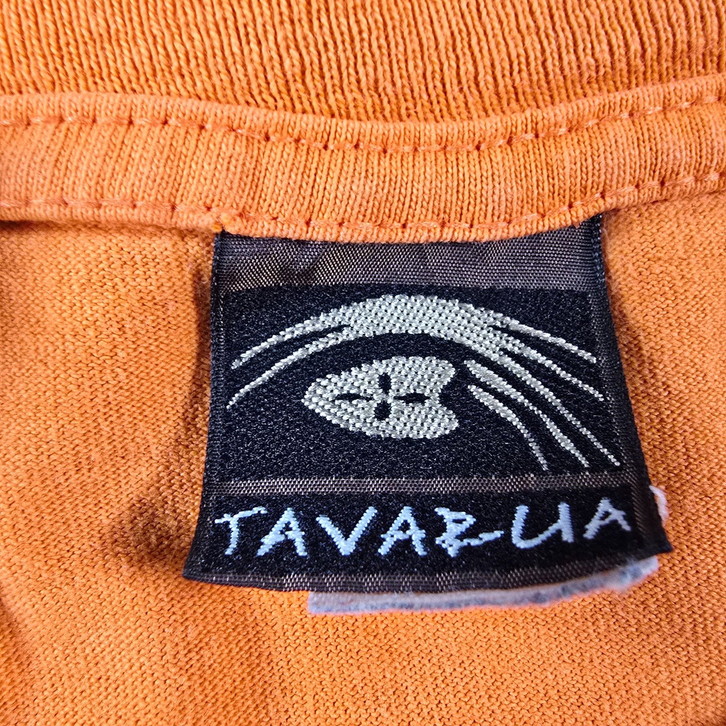 Vintage 1990s Tavarua Island Surf Company Fiji Faded Orange T-Shirt (L)