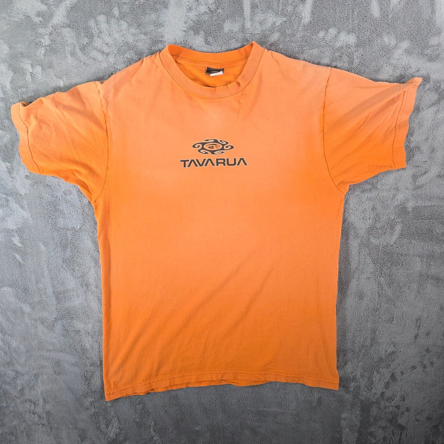 Vintage 1990s Tavarua Island Surf Company Fiji Faded Orange T-Shirt (L)