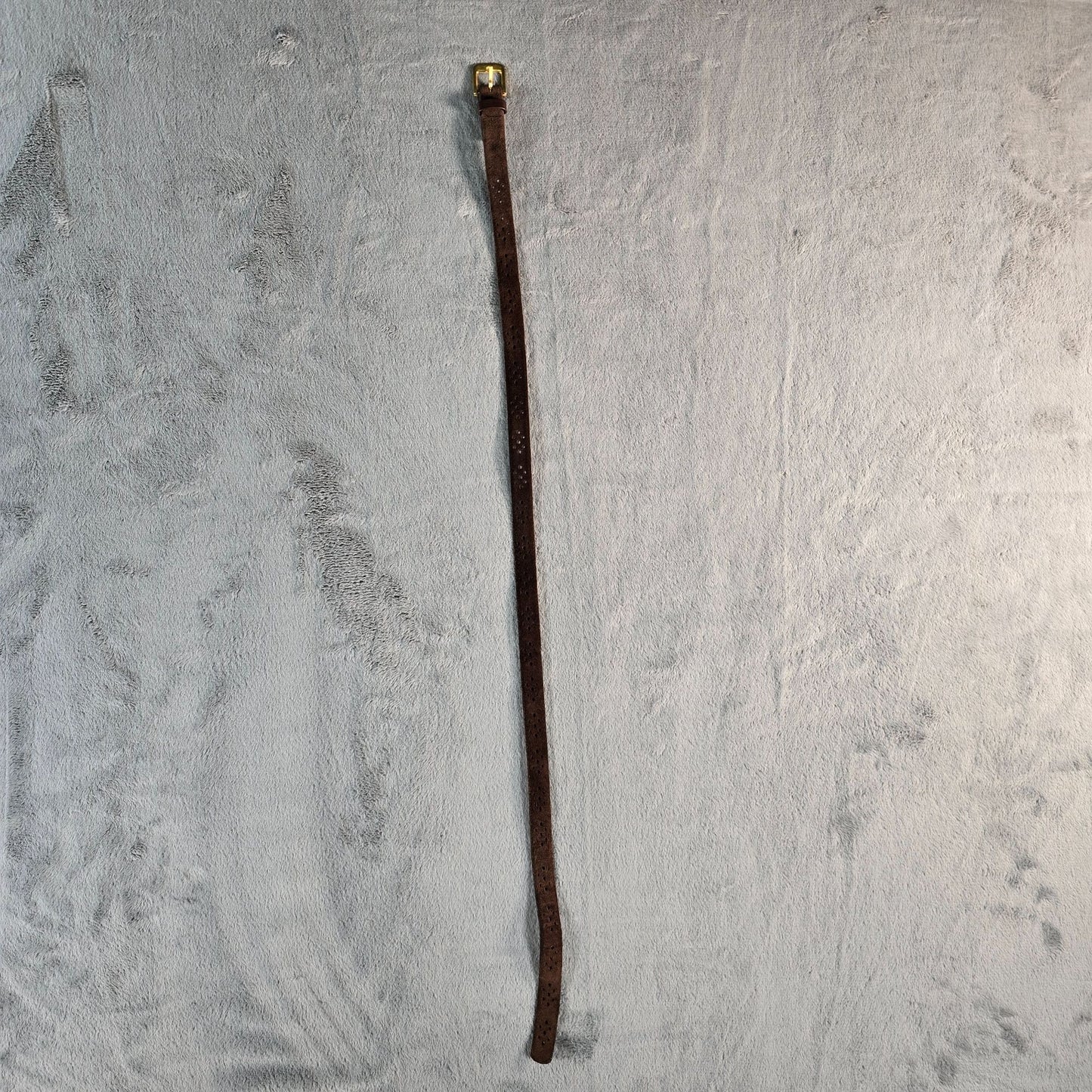 Vintage Late 1960s Cream Cowl Neck Long Sleeve Knit Midi Dress w/ Suede Belt (S)