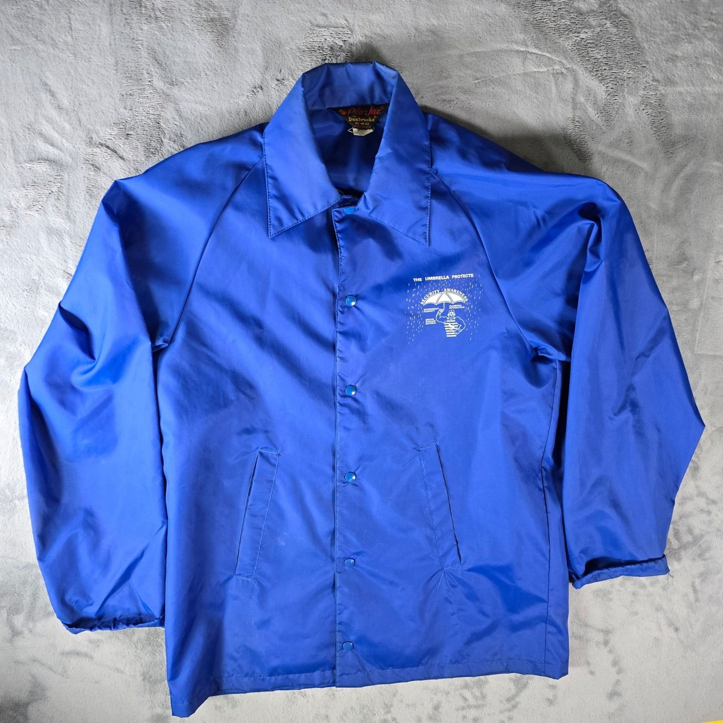 Vintage 1980s Pla-Jac Department of Energy Security Awareness Program Jacket (M)