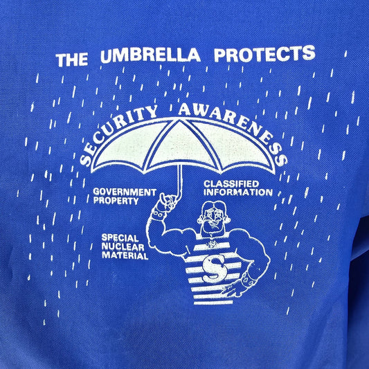 Vintage 1980s Pla-Jac Department of Energy Security Awareness Program Jacket (M)