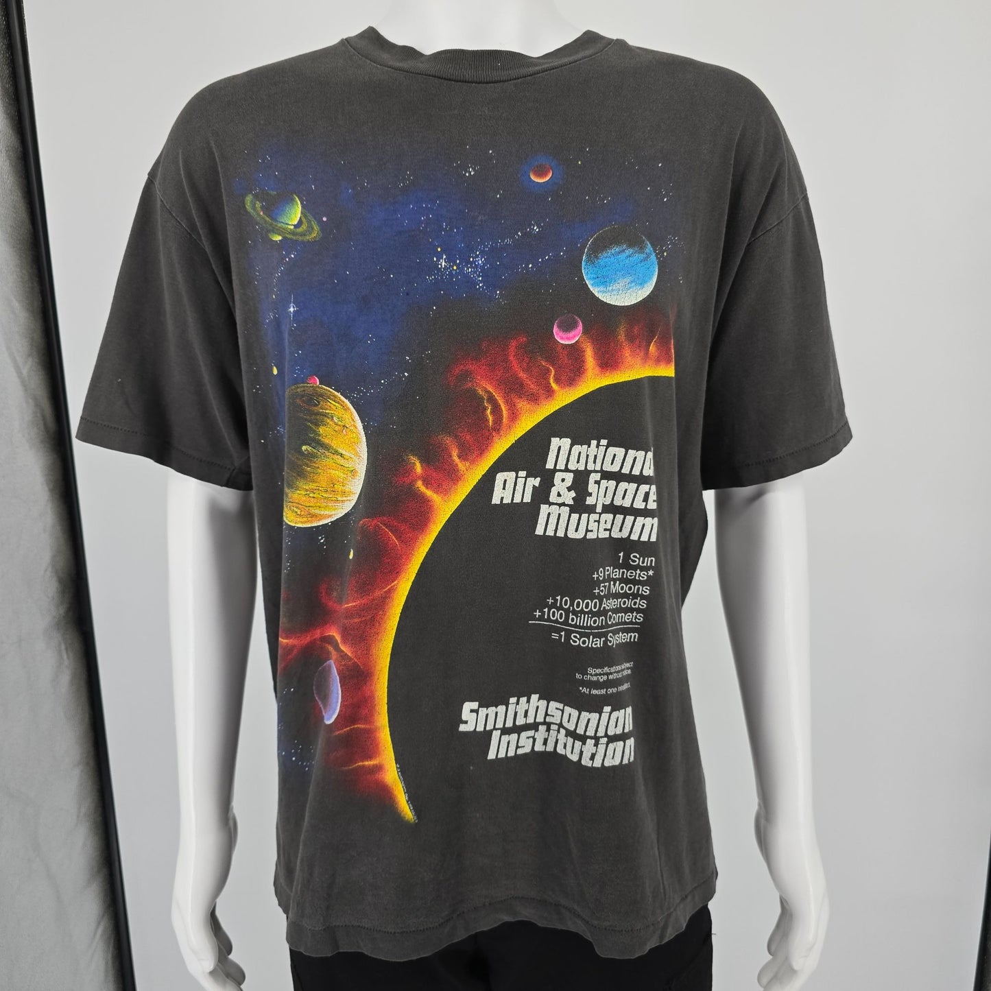Vintage 1990s National Air & Space Museum Peter Kull Solar System T-Shirt (XL)